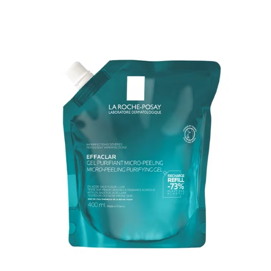La Roche Posay Effaclar Gel Micro-Peeling Refill 400 ml.