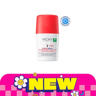 Vichy - วิชี่ สเตรซ รีซิส แอนตี้-เพอร์สไพแรนท์ ทรีทเมนต์ โรลออน 50 มล.