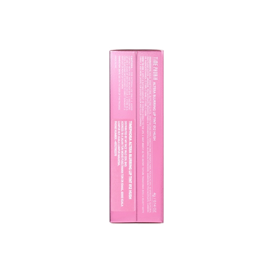 Time Phoria Altera Blurring Lip Tint 4g. 012 Hush
