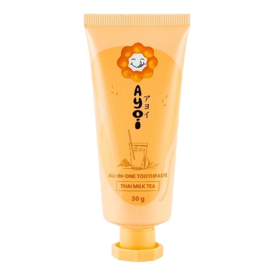 Ayoi Ayoi All-in-One Toothpaste Flavor Thai Milk Tea 30 G.