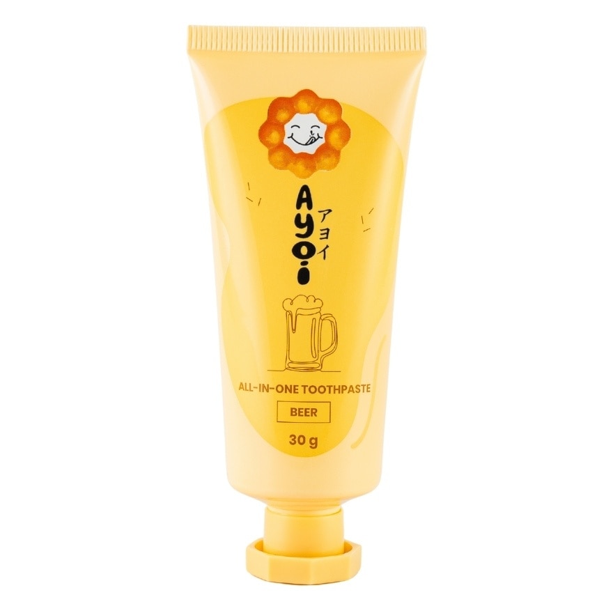 Ayoi All-in-One Toothpaste Flavor Beer 30 G.