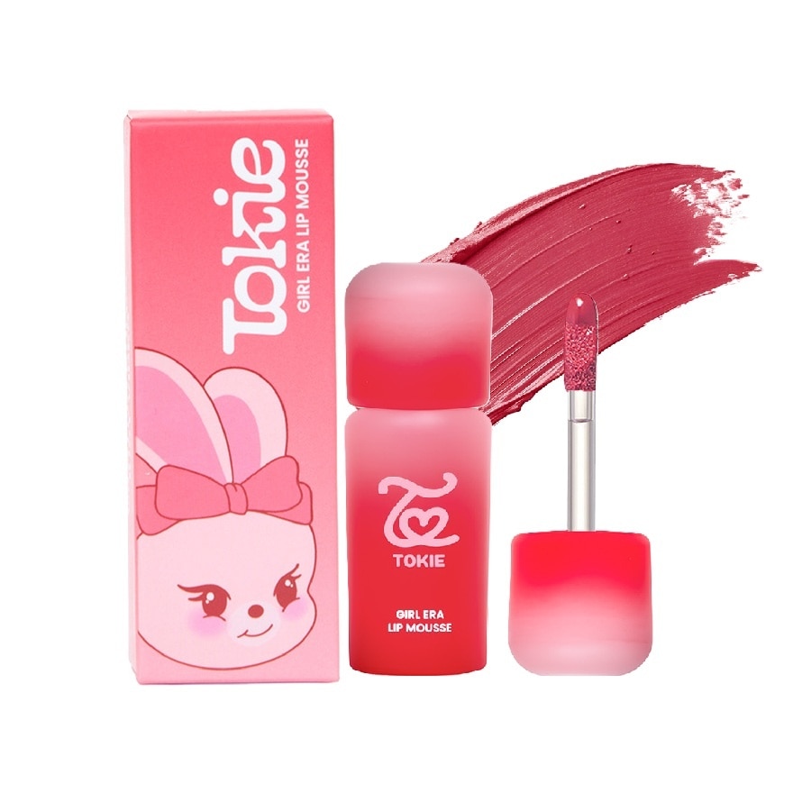 Tokie โทกี้ เกิร์ล เอร่า ลิป มูส 2.8ก. 05 ซอฟท์ เรเบล