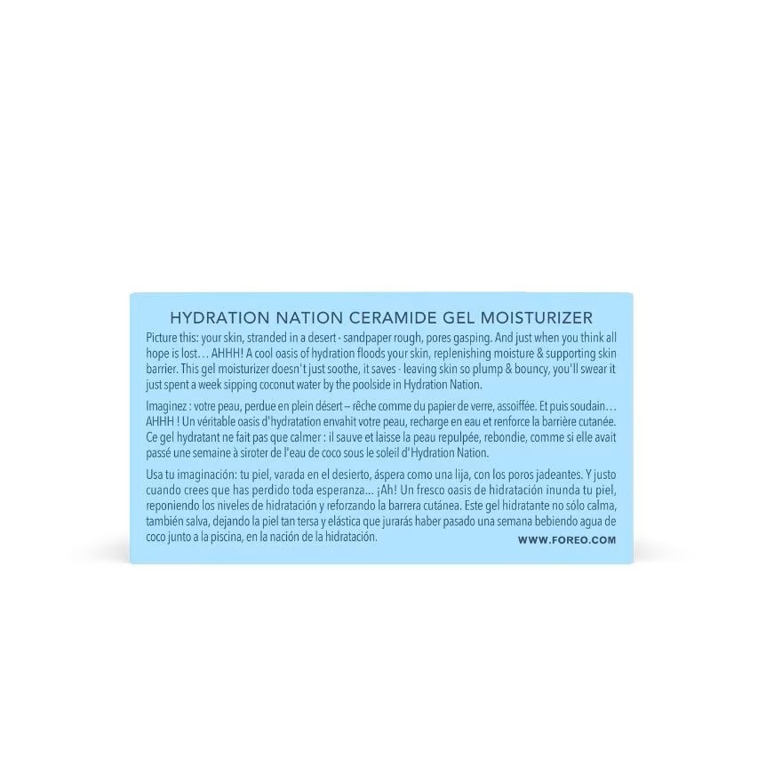 FOREO for Everyone Hydration Nation Ceramide Gel Moisturizer 60 ml.