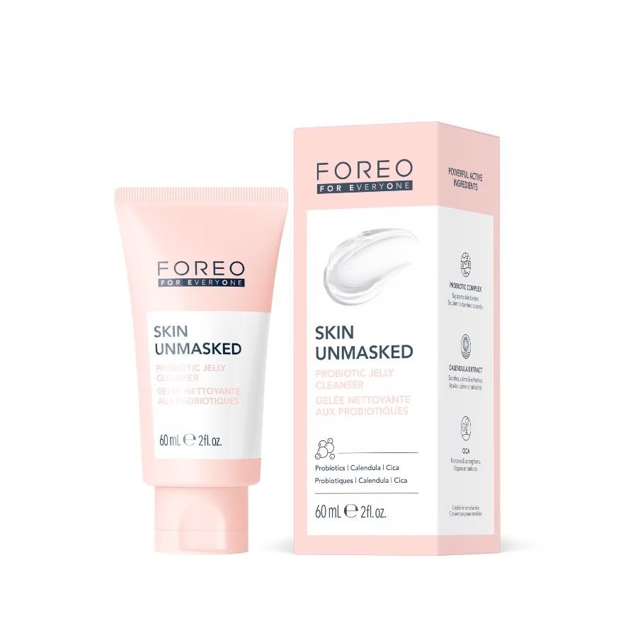 FOREO for Everyone Skin Unmasked Probiotic Jelly Cleanser 60 ml.