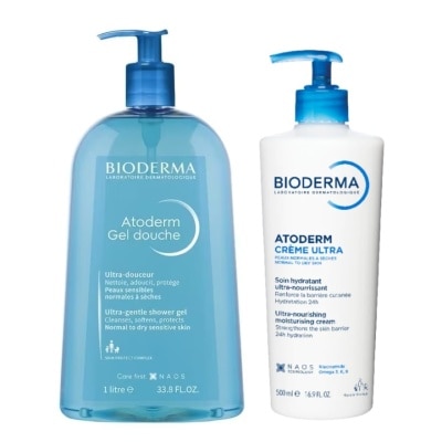 Bioderma Bioderma Atoderm Shower Gel 1L. Creme Ultra 500 ml.