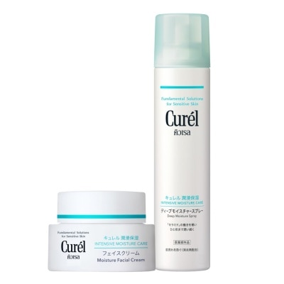 Curel Curel Face Cream 40g + Curel Moisture Spray 250ml