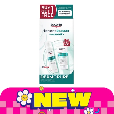 Eucerin Eucerin Dermopure Clinical Triple Action 40 ml. + Gel to Foam 75 ml. image