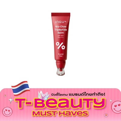 INGU อิงกุ ไนโอ โกลว์ ไตรเปปไทด์ บาล์ม SPF50+ PA++++ สการ์เล็ต เรด 10 มล. image