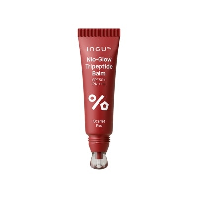 INGU - อิงกุ ไนโอ-โกลว์ ไตรเปปไทด์ บาล์ม SPF50+ PA++++ สการ์เล็ต เรด 10 มล.