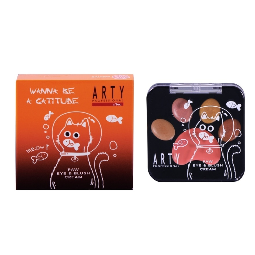 Arty อาร์ทตี้ โปรเฟสชั่นแนล พอว์ อาย แอนด์ บลัช ครีม 2.4ก. X1 แซลมอน