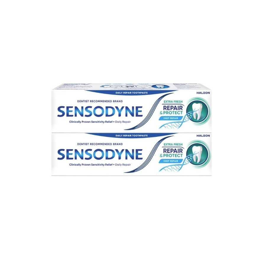 Sensodyne Toothpaste Repair  Protect Extra Fresh 100 G. Twin Pack