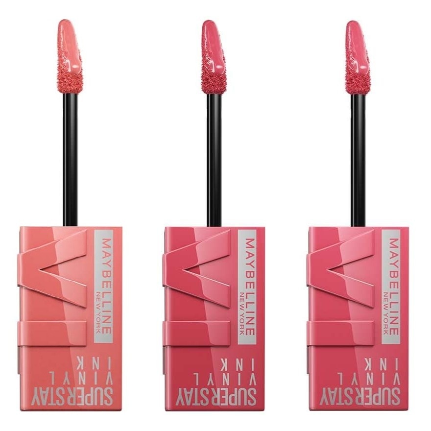 เมย์เบลลีน แพ็คสาม ซุปเปอร์ สเตย์ ไวนิล อิงค์ 4.2มล. 145+160+100