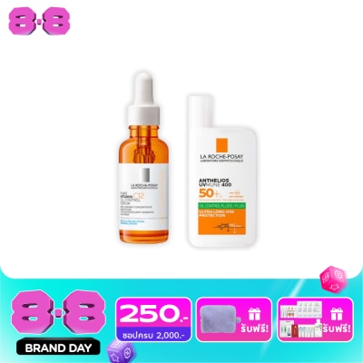 Laroche-Posay - La Roche-Posay Vitamin C12 Oil Control Serum 30 ml. Anthelios Oil Control Fluid 50 m image