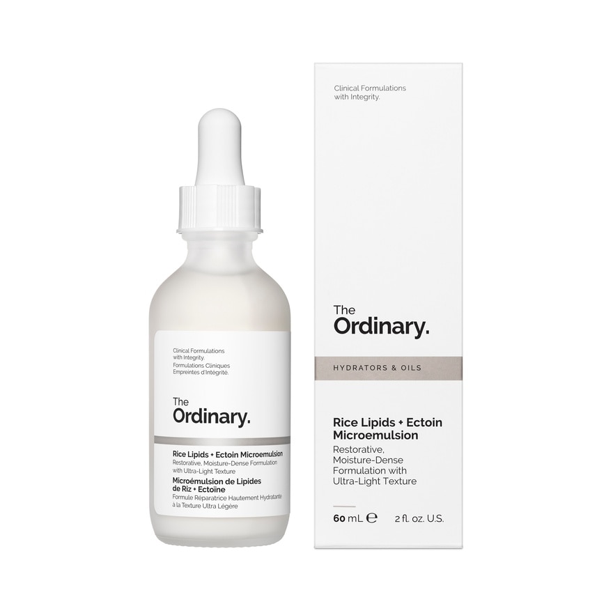 The Ordinary Rice Lipids + Ectoin Microemulsion 60 ml.