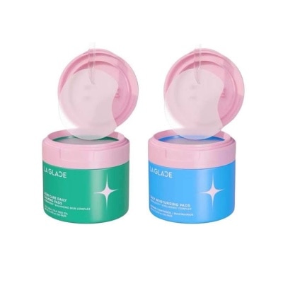 LA GLACE LA GLACE Value Pack  Daily Moisturizing + Acne Care Pads 80pcs.X2