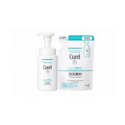 Curel - คิวเรล อินเทนซีฟ โฟมมิ่งวอช 150มล.+ รีฟิล 130 มล.