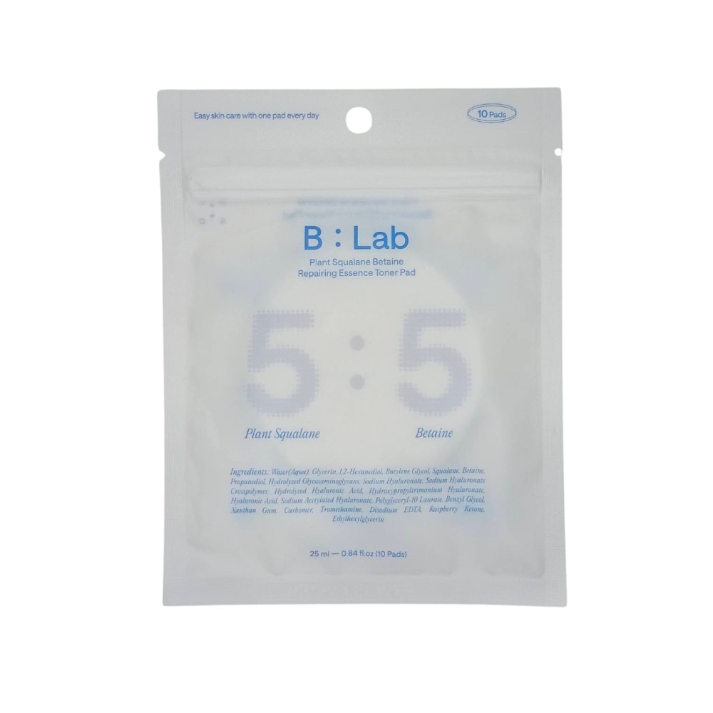 B-Lab Plant Squalane Betaine Repairing Essence Toner Pad 10'S
