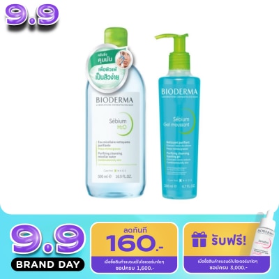 Bioderma - Bioderma Sebium Set(Cleansing Water 500ml+Gel Moussant 200ml) image