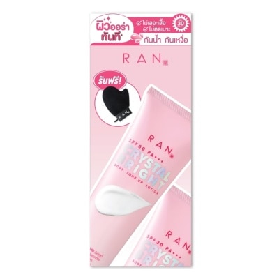 Ran - RAN Crystal Bright Body Tone up Lotion SPF30 PA+++ and Velvet Glove 100ml.