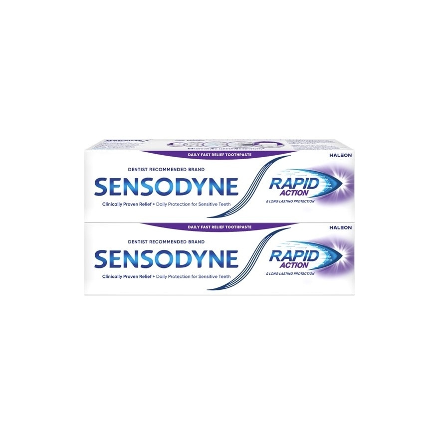 Sensodyne Toothpaste Rapid Action 100 G. Twin Pack