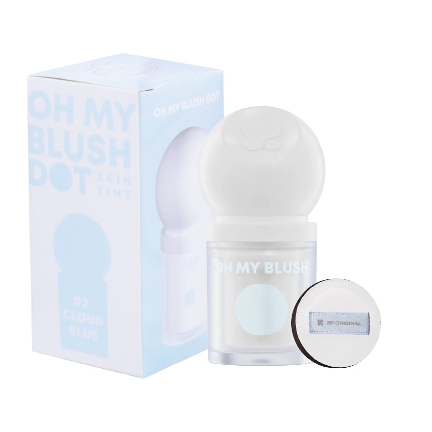 2P Original Oh My Blush Dot Skin Tint 4g. 02 Cloud blue