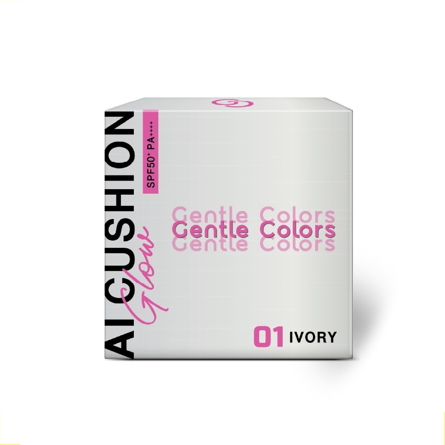 Gentle Colors AI Glow Cushion SPF50+ PA++++ 10g. 01 Ivory