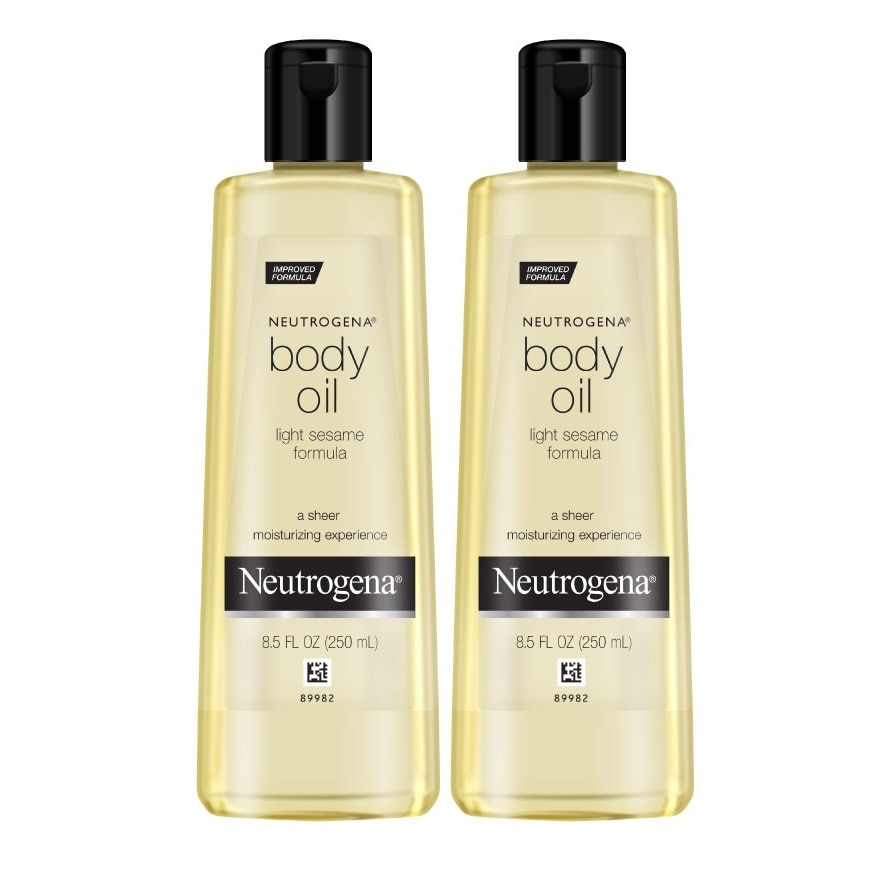 Neutrogena นูโทรจีน่า บอดี้ ออยล์ ไลท์ เซซามี่ 250 มล.แพคคู่
