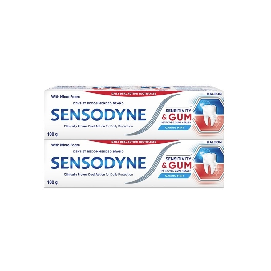Sensodyne Toothpaste Sensitivity  Gum 100 G. Twin Pack