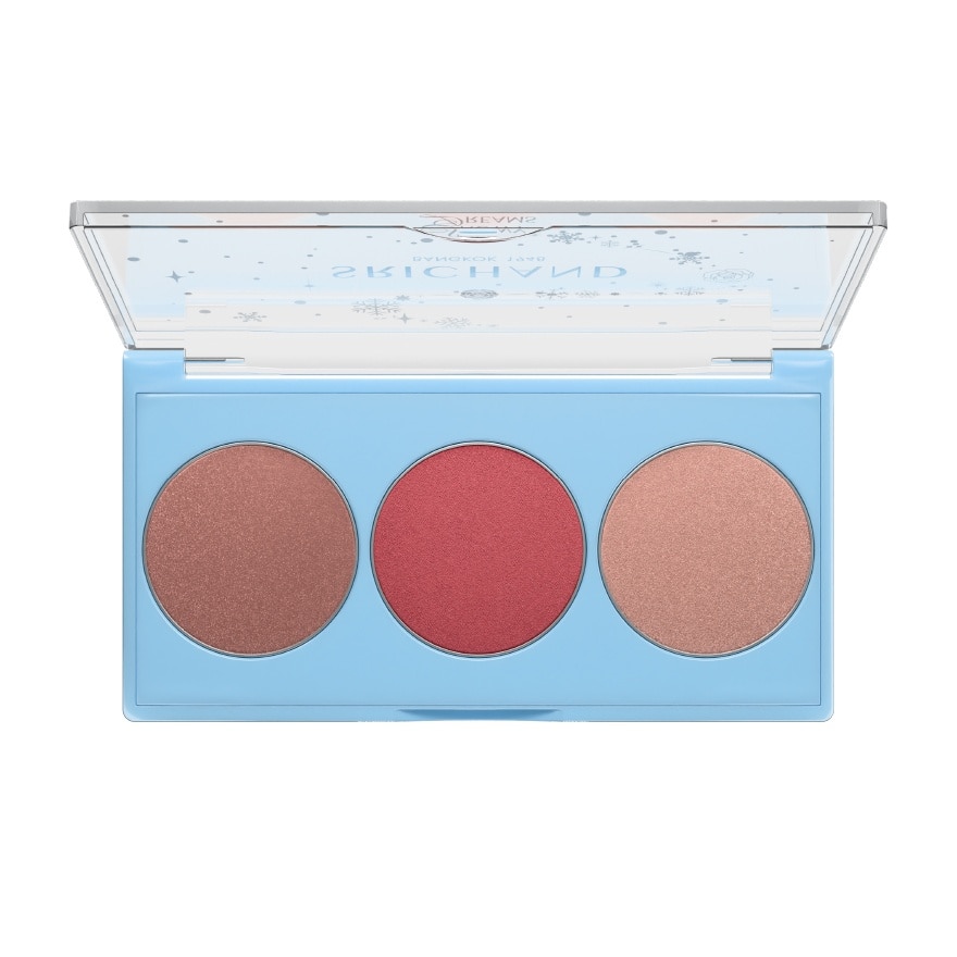 SRICHAND Snowy Dreams Cheek Palette 2g. 03 Crimson Chill