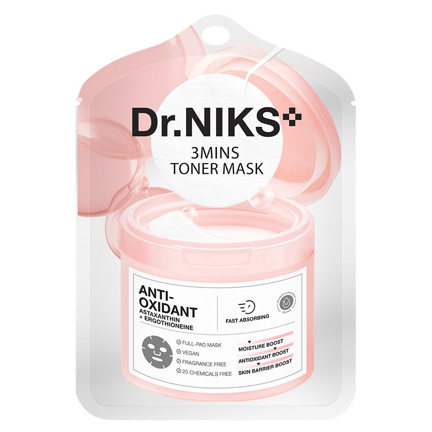 ดร.นิกส์ ทรีมินิทส์ โทนเนอร์ มาสก์ แอนตี้ออกซิแดนท์ 1 แผ่น