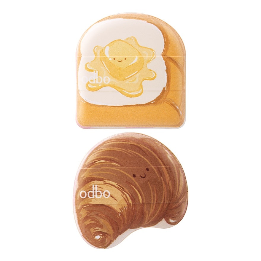 โอดีบีโอ แอร์ คุชชั่น พัฟ (เบรกฟาสต์ อิดิชัน) 2ชิ้น OD8079-01 ครั้วซองต์ โทสต์