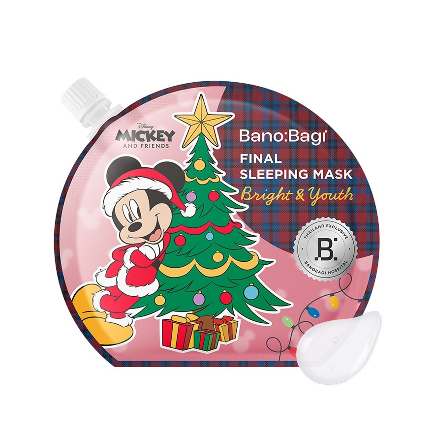 บาโนบากิ ไฟนอล สลีปปิ้ง มาสก์ ไบร์ท แอนด์ ยูธ 24 มล.