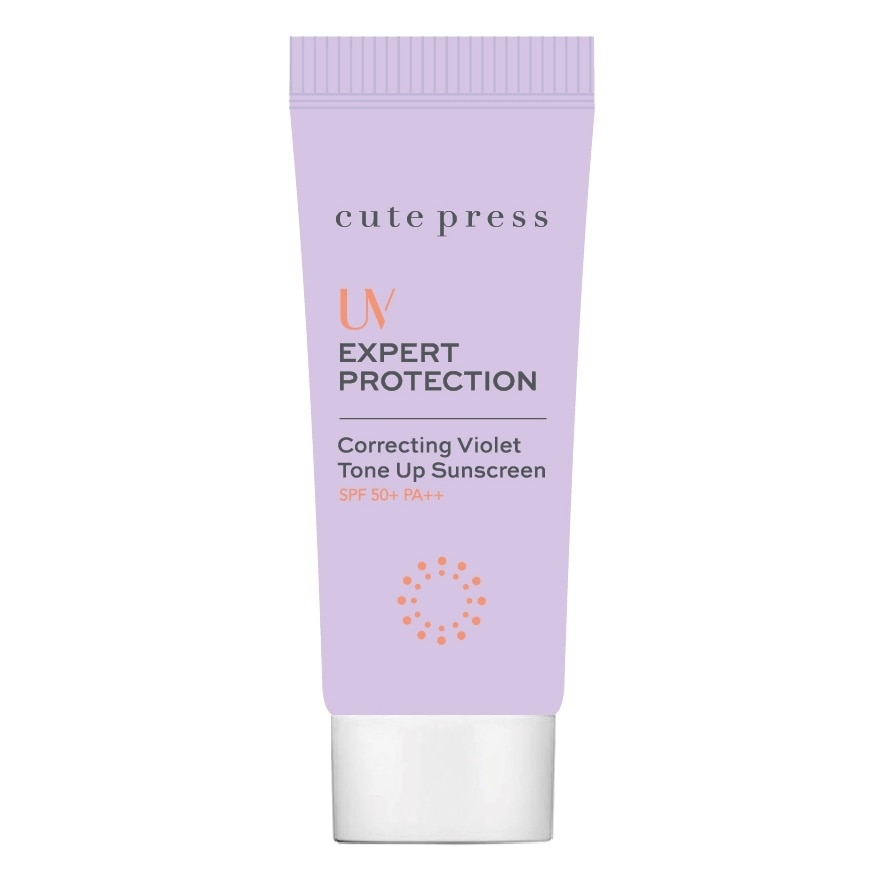 คิวท์เพรส ยูวี เอ็กซ์เพิร์ท คอร์เรคติ้ง ไวโอเล็ต โทนอัพ ซันสกรีน SPF50+PA++ 30 กรัม