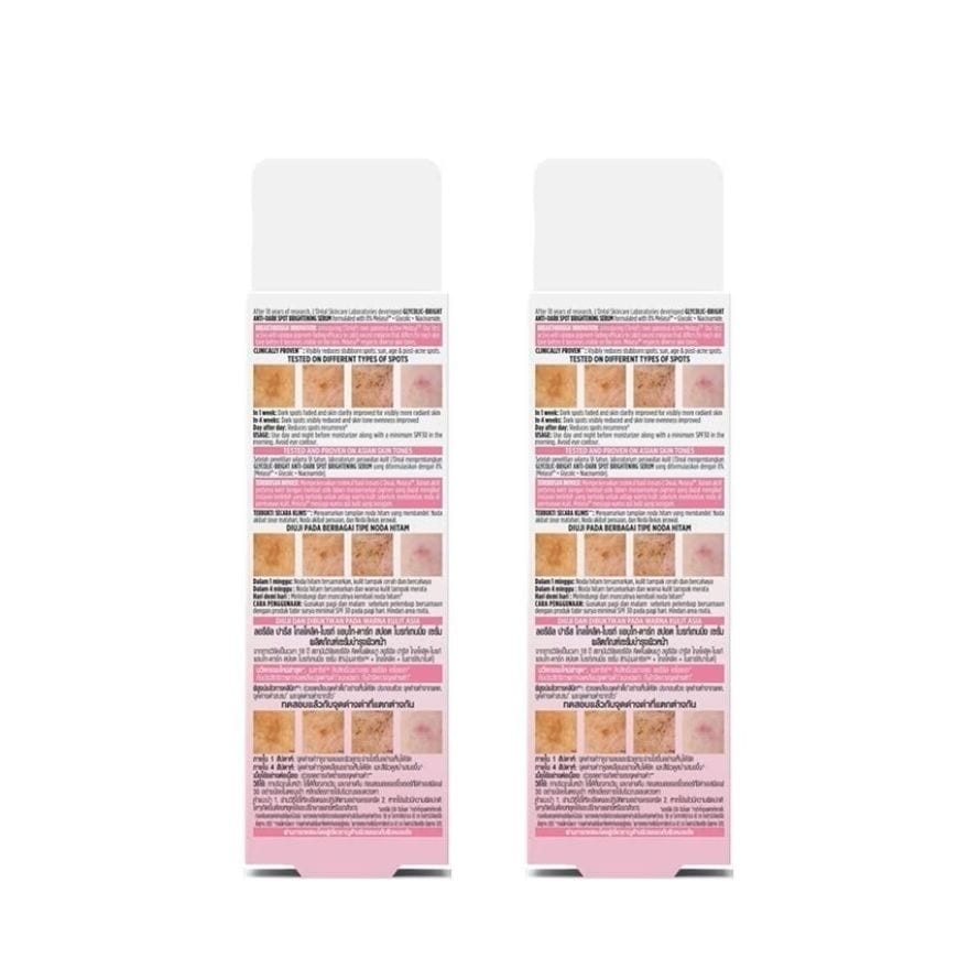L'Oreal Paris Glycolic-Bright Anti-Dark Spot Brightening Serum 30 Ml.Twin Pack