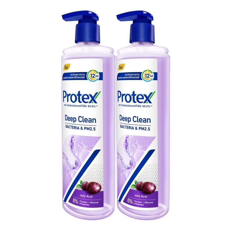 Protex Shower Gel Deep Clean Jolly Acai 380 Ml. Twin Pack