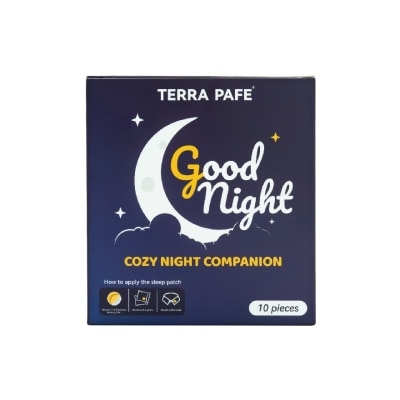 Terra Pafe - เทอร่า พาเฟ่ กู้ดไนท์ แพทช์ 10 ชิ้น แผ่นแปะอโรม่ากลิ่นหอมธรรมชาติ
