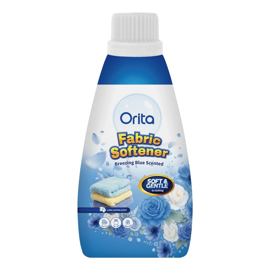 Orita Fabric Softener Breezing Blue Scented 550ml.