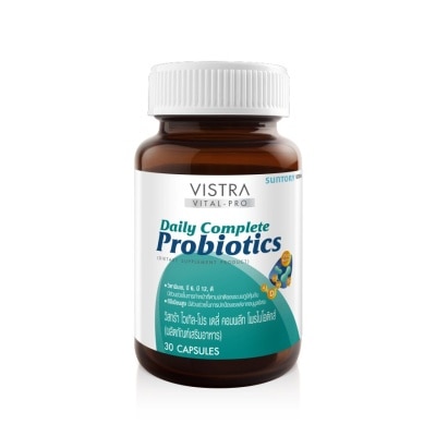Vistra - วิสทร้า ไวเทิล โปร เดลี่ คอมพลีท โพรไบโอติกส์ 30 เม็ด