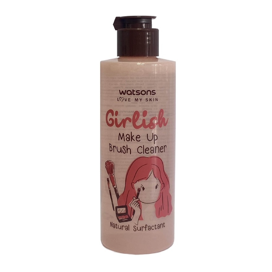 วัตสัน เกิร์ลลิช เมค อัพ บรัช คลีนเนอร์ 200มล.