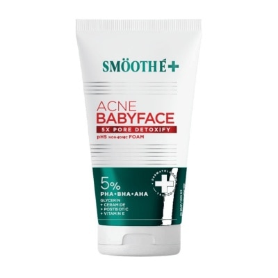 Smooth E - สมูทอี แอคเน่ ไฟว์ ดีท็อกซิฟาย นอน-ไอออนิก โฟมล้างหน้า 80 มล. image