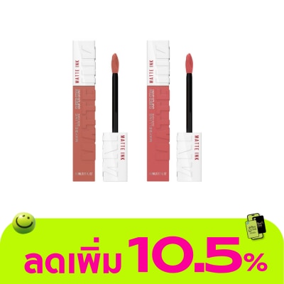 Maybelline - เมย์เบลลีน แพ็คคู่ ซุปเปอร์ สเตย์ แมท อิ้งค์ 5มล. 65+175