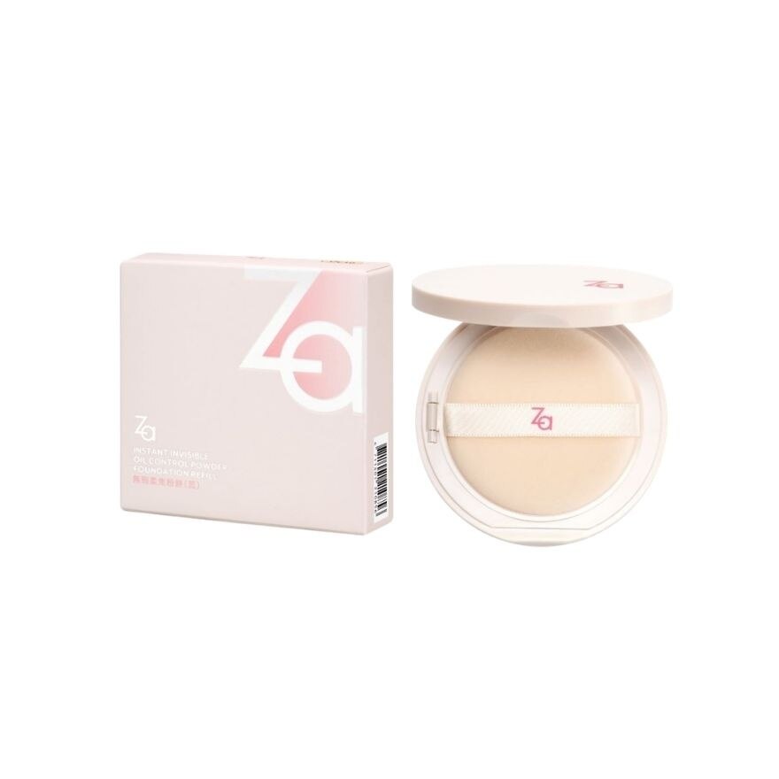 ซีเอ แพ็คคู่ อินสแตนท์ อินวิซิเบิล ออยล์ คอนโทรล พาวเดอร์ ฟาวเดชั่น 7ก. OC10 + ตลับ