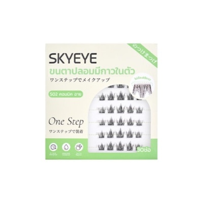 Skymi - Skyeye Self-Adhesive False Eyelashes 30pcs. S02 Comic Eye