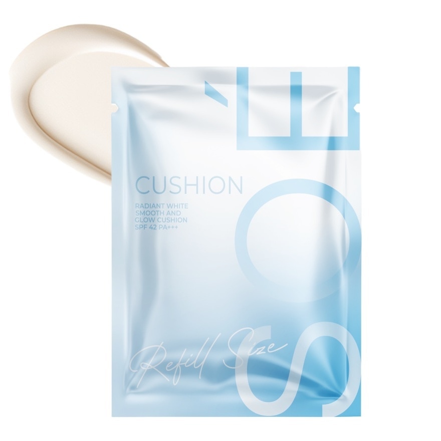 โซเอ้ เรเดียน ไวท์ สมูท แอนด์ โกลว์ คุชชั่น รีฟิลไซส์ SPF42 PA+++ 15ก. 00 ไอวอรี่ เบจ