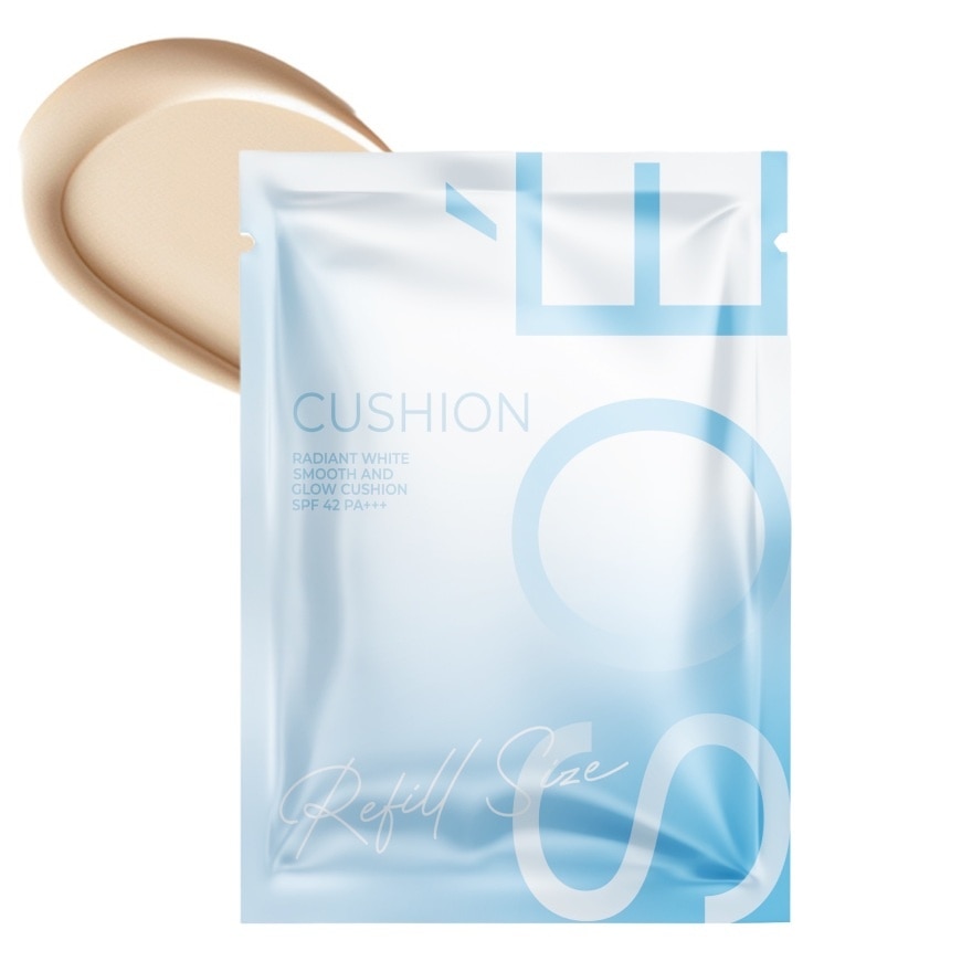 โซเอ้ เรเดียน ไวท์ สมูท แอนด์ โกลว์ คุชชั่น รีฟิลไซส์ SPF42 PA+++ 15ก. 02 มีเดียม เนเ