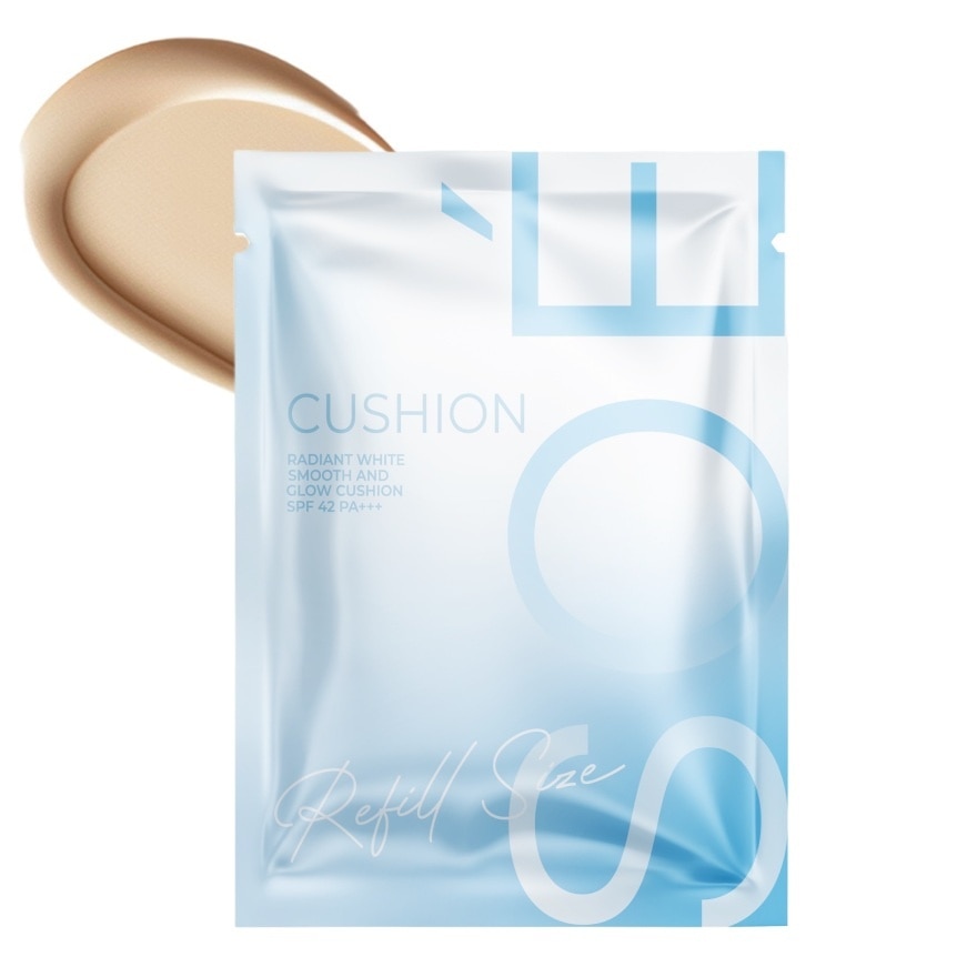 โซเอ้ เรเดียน ไวท์ สมูท แอนด์ โกลว์ คุชชั่น รีฟิลไซส์ SPF42 PA+++ 15ก. 03 แซน เนเชอรั