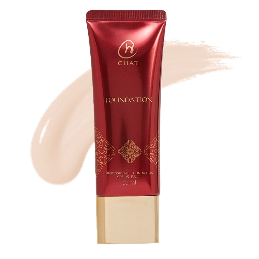 Chat Professional Foundation SPF15 PA+++ 30ml. 0.5 Bright