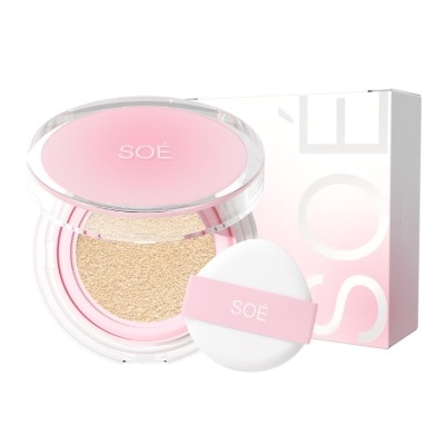 SOE โซเอ้ สเตย์ ล็อก แอร์ แมตต์ คุชชั่น SPF42 PA+++ 15ก. 00 ไอวอรี่ เบจ