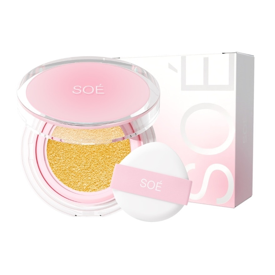 โซเอ้ สเตย์ ล็อก แอร์ แมตต์ คุชชั่น SPF42 PA+++ 15ก. 04 ซินนามอน แทน