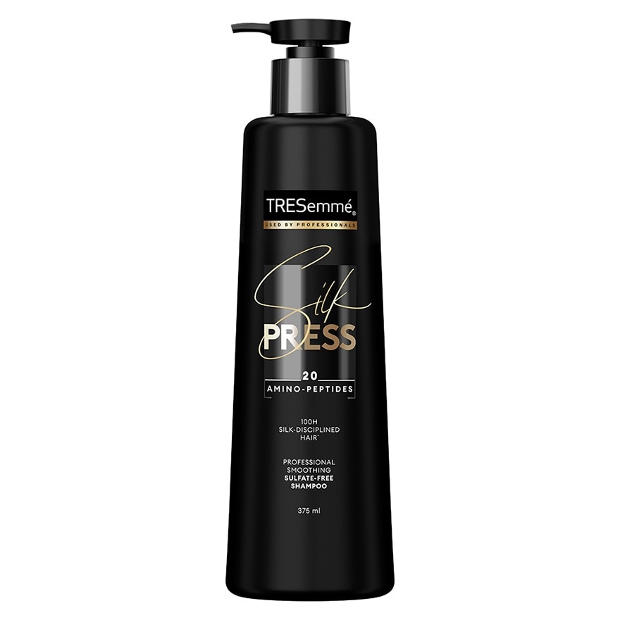Tresemme Shampoo Silk Press Professional Smoothing Sulfate-Free 375 Ml.